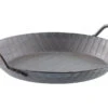 TS Stahlpfanne:Kaltgeschmiedete Pfanne, 2 Griffe, Rautenprägung, Ø 28 Cm, 3,5 Cm Hoch