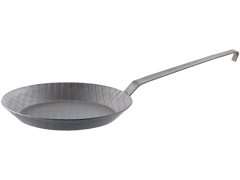 TS Schmiedepfannen:3er-Set Kaltgeschmiedete Bratpfannen, Rauten-Prägung, Ø 20, 24 & 28 Cm 4 TS Schmiedepfannen:3er-Set Kaltgeschmiedete Bratpfannen, Rauten-Prägung, Ø 20, 24 & 28 Cm – Bild 4