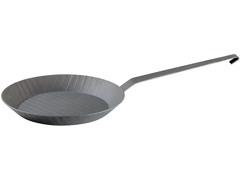 TS Schmiedepfannen:3er-Set Kaltgeschmiedete Bratpfannen, Rauten-Prägung, Ø 20, 24 & 28 Cm 2 TS Schmiedepfannen:3er-Set Kaltgeschmiedete Bratpfannen, Rauten-Prägung, Ø 20, 24 & 28 Cm – Bild 2