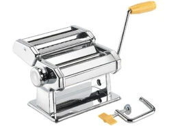 Rosenstein & Söhne Nudelmaschine:Nudel-Maschine NM-100, Schmale & Breite Bandnudeln