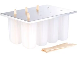 Alternative view of Rosenstein & Söhne Eis Am Stiel Formen:Eis-am-Stiel-Bereiter Mit 8 Eisformen Und Holzstielen