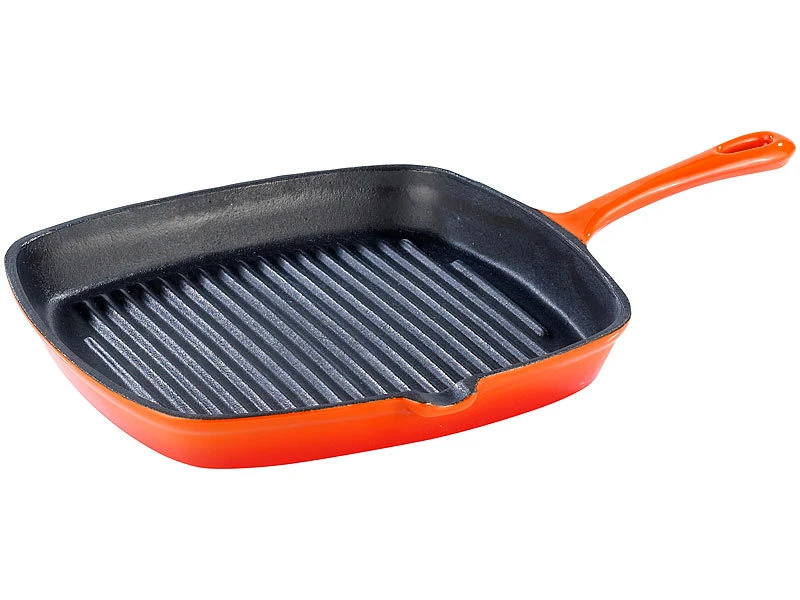 TS Gusseisen-Grillpfanne, 26 Cm (Versandrückläufer) 2 TS Gusseisen-Grillpfanne, 26 Cm (Versandrückläufer) – Bild 2