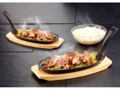 TS Gusspfanne:Profi-Gusseisen-Servierpfanne Mit Untersetzer, 24 X 14 X 2,2 Cm, 820 G -Rosenstein & Söhne Shop nc2900 3