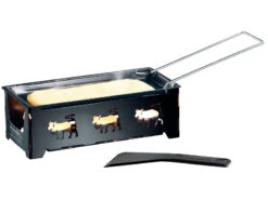 Rosenstein & Söhne Raclette Teelichtofen:3er-Set Teelicht-Raclette, Mit Schaber -Rosenstein & Söhne Shop nc2962 4