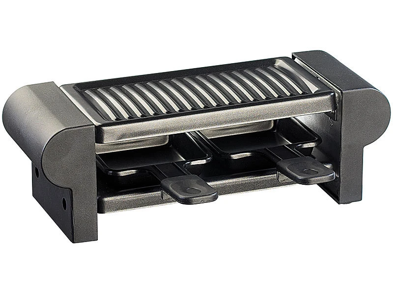 Rosenstein & Söhne Raclette-Tischgrill:Raclette Für 4 Personen, Mit Grillaufsatz Und Heißem Stein, 350 Watt 5 Rosenstein & Söhne Raclette-Tischgrill:Raclette Für 4 Personen, Mit Grillaufsatz Und Heißem Stein, 350 Watt – Bild 5