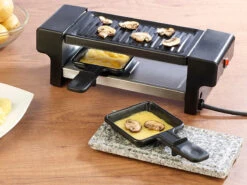 Rosenstein & Söhne Raclette Grill:Raclette Für 2 Personen, Mit Grillaufsatz Und Heißem Stein, 350 Watt -Rosenstein & Söhne Shop nc3151 4 1