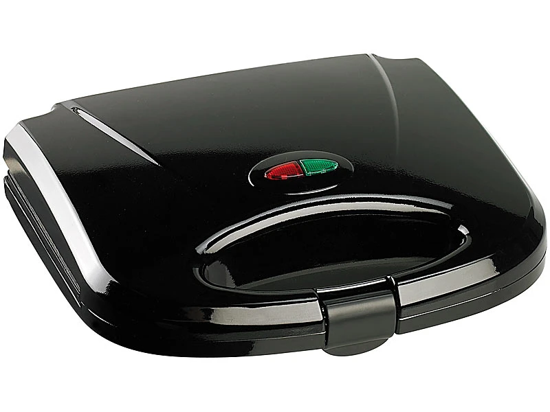 Rosenstein & Söhne Sandwitchmaker:Antihaft-beschichteter Sandwich-Toaster Für 4 Portionen, 750 Watt 2 Rosenstein & Söhne Sandwitchmaker:Antihaft-beschichteter Sandwich-Toaster Für 4 Portionen, 750 Watt – Bild 2