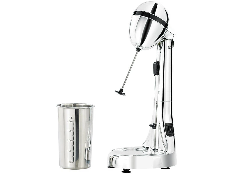 Rosenstein & Söhne Barmixer:Elektr. Drink-Mixer & Edelstahlbecher (Versandrückläufer) 2 Rosenstein & Söhne Barmixer:Elektr. Drink-Mixer & Edelstahlbecher (Versandrückläufer) – Bild 2