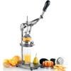 Rosenstein & Söhne Saftpresse:Profi Gastro 3in1: Zitruspresse, Apfel-, Gemüse-, Pommes-Schneider, XL