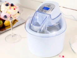 Rosenstein & Söhne Speiseeisbereiter:4in1-Eismaschine EMA-300 Mit LCD-Display, Für 1,5 Liter Speiseeis, 7 W -Rosenstein & Söhne Shop nc3610 2