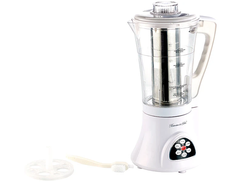Rosenstein & Söhne Kochmixer:6in1-Thermo Koch-Mixer, 300 Watt, 1,7 Liter Für Suppen, Sojamilch Usw. 2 Rosenstein & Söhne Kochmixer:6in1-Thermo Koch-Mixer, 300 Watt, 1,7 Liter Für Suppen, Sojamilch Usw. – Bild 2
