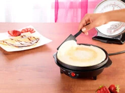 Rosenstein & Söhne Elektro-Crepes-Platten:Elektrischer Mini-Crêpes-Maker PKM-100,Versandrückläufer 7 Rosenstein & Söhne Elektro-Crepes-Platten:Elektrischer Mini-Crêpes-Maker PKM-100,Versandrückläufer -Rosenstein & Söhne Shop nc3626 2