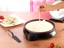 Rosenstein & Söhne Crepes Maker:Elektrischer Medium-Crêpes-Maker, 650 Watt, Ø 23 Cm -Rosenstein & Söhne Shop nc3627 1 1