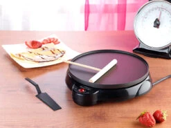 Rosenstein & Söhne Crepes Maker:Elektrischer Medium-Crêpes-Maker, 650 Watt, Ø 23 Cm -Rosenstein & Söhne Shop nc3627 3 1