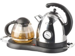 Rosenstein & Söhne Elektrische Teekanne:Edelstahl-Wasserkocher WSK-300.set Mit Teekanne -Rosenstein & Söhne Shop nc3651 2 1