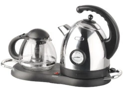 Rosenstein & Söhne Elektrische Teekanne:Edelstahl-Wasserkocher WSK-300.set Mit Teekanne -Rosenstein & Söhne Shop nc3651 8 1