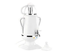 PEARL Samovar:Samowar-Teebereiter Mit Glas-Teekanne, 2.300 Watt, 3,5 Und 0,5 Liter