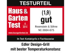 Rosenstein & Söhne Ceran Grill:Tisch-Glasgrill Mit Touchpad Und Timer, 800 W, Bis 300 °C -Rosenstein & Söhne Shop nc3664 1