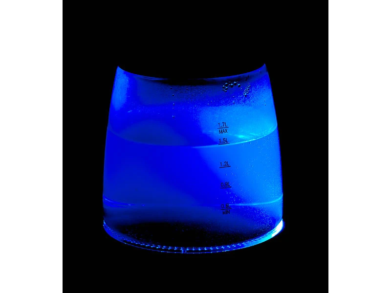 Rosenstein & Söhne Wasserkocher Glas:Wasserkocher, Temperaturabhängige LED-Beleuchtung, 1,7 Liter, 2200 W 3 Rosenstein & Söhne Wasserkocher Glas:Wasserkocher, Temperaturabhängige LED-Beleuchtung, 1,7 Liter, 2200 W – Bild 3