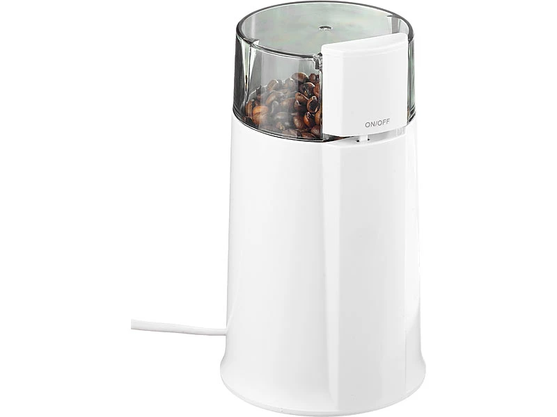PEARL Mühle:Elektrische Kaffeemühle MH-20 Mit Schlagmahlwerk, 160 Watt, 8 Tassen 1 PEARL Mühle:Elektrische Kaffeemühle MH-20 Mit Schlagmahlwerk, 160 Watt, 8 Tassen