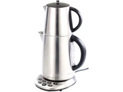 Rosenstein & Söhne Teemaschine:2in1-Edelstahl-Wasserkocher WSK-250.set & Teekanne -Rosenstein & Söhne Shop nc3688 0 1