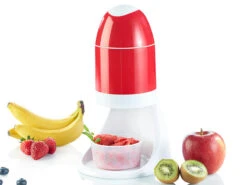 Rosenstein & Söhne Slush Eis Maschineb:Shaved-Ice-Maker SES-170.SI Mit 2 Eisformen Versandrückläufer