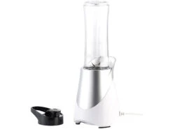 Alternative view of Rosenstein & Söhne Smoothiemixer:2in1-Standmixer Inklusive Smoothie-Mix-Trinkbecher, 300 Watt, 600 Ml