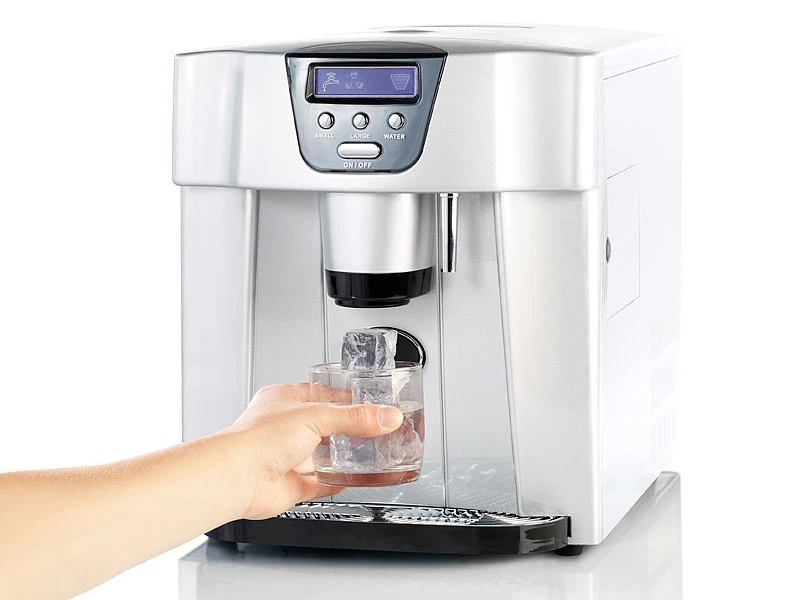 Rosenstein & Söhne Eiswürfelbereiter:Eiswürfelmaschine EWS-2300, Eis- Und Wasserspender 2 Rosenstein & Söhne Eiswürfelbereiter:Eiswürfelmaschine EWS-2300, Eis- Und Wasserspender – Bild 2
