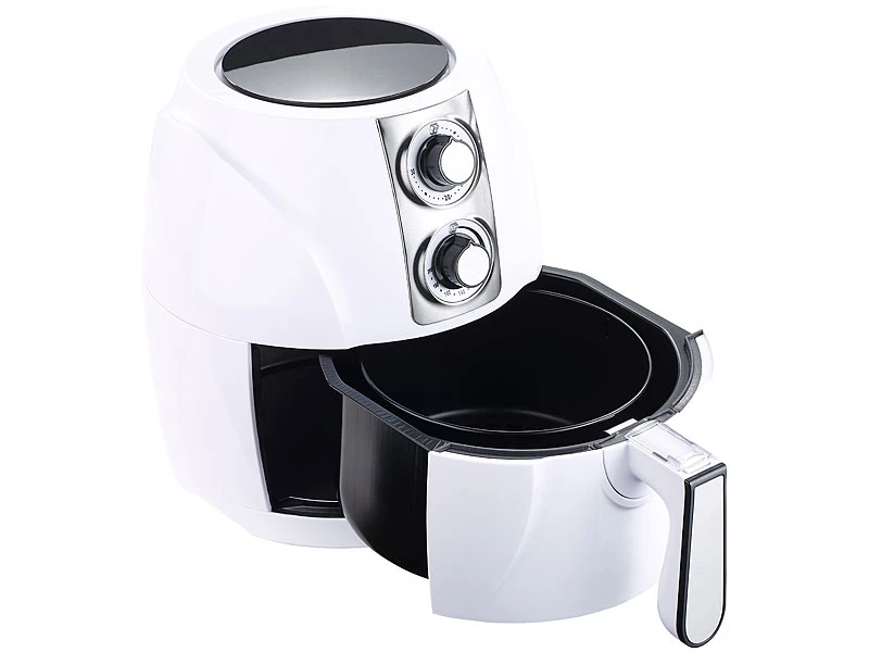 Rosenstein & Söhne Heißluftfritteusen:Multi-Heißluft-Fritteuse Zum Fettarmen Frittieren, 1.400 W, 2,5 L 2 Rosenstein & Söhne Heißluftfritteusen:Multi-Heißluft-Fritteuse Zum Fettarmen Frittieren, 1.400 W, 2,5 L – Bild 2