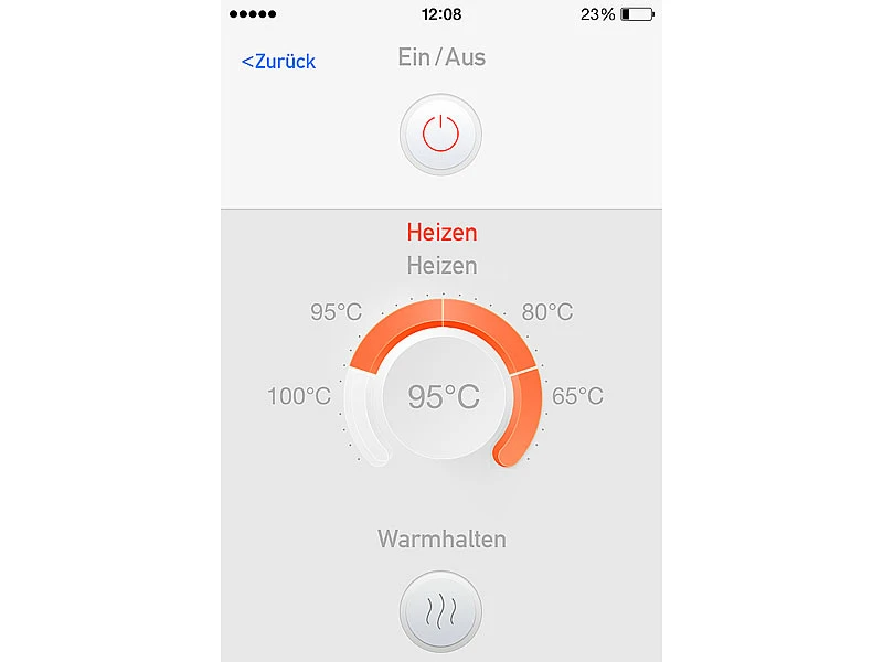 Rosenstein & Söhne Design-Wasserkocher:Glas-Wasserkocher Mit Warmhaltefunktion, 4 Temperaturen, 1,2 L, 1200 W 6 Rosenstein & Söhne Design-Wasserkocher:Glas-Wasserkocher Mit Warmhaltefunktion, 4 Temperaturen, 1,2 L, 1200 W – Bild 6