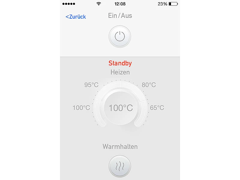 Rosenstein & Söhne Design-Wasserkocher:Glas-Wasserkocher Mit Warmhaltefunktion, 4 Temperaturen, 1,2 L, 1200 W 7 Rosenstein & Söhne Design-Wasserkocher:Glas-Wasserkocher Mit Warmhaltefunktion, 4 Temperaturen, 1,2 L, 1200 W – Bild 7