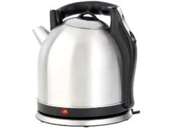 Rosenstein & Söhne Wasserkessel:XXL-Edelstahl-Wasserkocher WSK-200.mx, 3,8 Liter