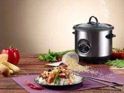 Rosenstein & Söhne Rice Kocher:Edelstahl-Reiskocher Mit Automatischer Warmhalte-Funktion, 0,6 Liter -Rosenstein & Söhne Shop nc3803 2