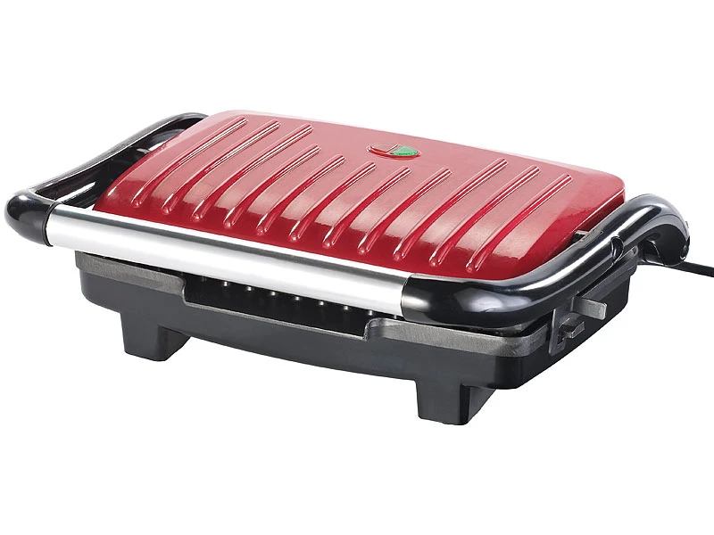Rosenstein & Söhne Panini Sandwich Maker:Panini-, Sandwich- & Kontaktgrill CG-2510, 1.000 W 3 Rosenstein & Söhne Panini Sandwich Maker:Panini-, Sandwich- & Kontaktgrill CG-2510, 1.000 W – Bild 3