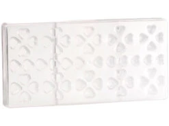 Alternative view of Rosenstein & Söhne Pralinenform:3D Schokoladen-Gussformen-Set "Herzen"