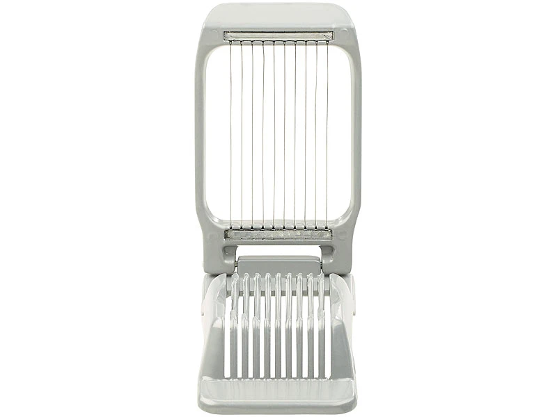Rosenstein & Söhne Gemüseschneider:2er-Set Vollmetall-Eierschneider Mit Je10 Edelstahl-Drähten 6 Rosenstein & Söhne Gemüseschneider:2er-Set Vollmetall-Eierschneider Mit Je10 Edelstahl-Drähten – Bild 6