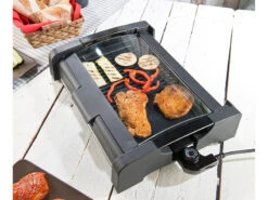 Rosenstein & Söhne Tischgrill Mit Deckel:Tischgrill Mit Glasdeckel, Keramik-beschichtete Grillplatte, 1.650 W 26 Rosenstein & Söhne Tischgrill Mit Deckel:Tischgrill Mit Glasdeckel, Keramik-beschichtete Grillplatte, 1.650 W -Rosenstein & Söhne Shop nc5917 10