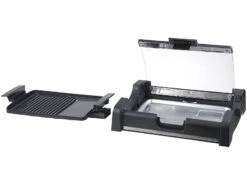 Rosenstein & Söhne Tischgrill Mit Deckel:Tischgrill Mit Glasdeckel, Keramik-beschichtete Grillplatte, 1.650 W 19 Rosenstein & Söhne Tischgrill Mit Deckel:Tischgrill Mit Glasdeckel, Keramik-beschichtete Grillplatte, 1.650 W -Rosenstein & Söhne Shop nc5917 2