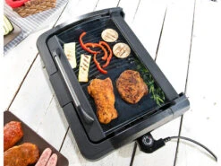 Rosenstein & Söhne Elektrogrill:XL-Tischgrill M. Glasdeckel, Keramik-beschichtete Grillplatte, 2.200 W 26 Rosenstein & Söhne Elektrogrill:XL-Tischgrill M. Glasdeckel, Keramik-beschichtete Grillplatte, 2.200 W -Rosenstein & Söhne Shop nc5918 10
