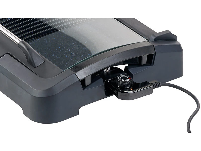 Rosenstein & Söhne Elektrogrill:XL-Tischgrill M. Glasdeckel, Keramik-beschichtete Grillplatte, 2.200 W 6 Rosenstein & Söhne Elektrogrill:XL-Tischgrill M. Glasdeckel, Keramik-beschichtete Grillplatte, 2.200 W – Bild 6
