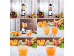 Rosenstein & Söhne Standmixer:2in1-Vakuum-Mixer Mit 3 Stufen & 4 Klingen, 700 Ml, BPA-frei, 300 Watt 15 Rosenstein & Söhne Standmixer:2in1-Vakuum-Mixer Mit 3 Stufen & 4 Klingen, 700 Ml, BPA-frei, 300 Watt -Rosenstein & Söhne Shop nx1354 12