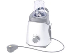Rosenstein & Söhne Mixer Mit Vakuumpumpe:Mahl-Aufsatz Mit Edelstahl-Klinge Und Becher Für 2in1-Vakuum-Mixer -Rosenstein & Söhne Shop nx1356 5