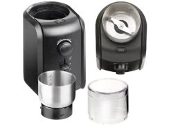 Rosenstein & Söhne Kaffeemühle:XXL Kaffee- & Gewürzmühle, Schlagmahlwerk, 200W, Bis 70g, 5 Mahlgrade -Rosenstein & Söhne Shop nx1433 12