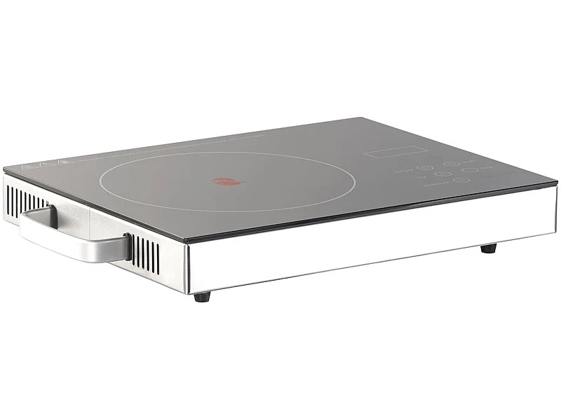 Rosenstein & Söhne Ceran Kochplatte Einzeln:Glaskeramik-Kochfeld, Infrarot-Wärme, Touch-Bedienfeld, 2.000 W, 20 Cm 8 Rosenstein & Söhne Ceran Kochplatte Einzeln:Glaskeramik-Kochfeld, Infrarot-Wärme, Touch-Bedienfeld, 2.000 W, 20 Cm – Bild 8