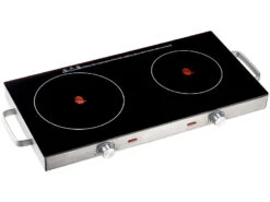 Rosenstein & Söhne Kochfeld:Glaskeramik-Doppelkochfeld Mit Infrarot-Wärme; 2.800 W; Ø 16.5 & 20 Cm 8 Rosenstein & Söhne Kochfeld:Glaskeramik-Doppelkochfeld Mit Infrarot-Wärme; 2.800 W; Ø 16.5 & 20 Cm -Rosenstein & Söhne Shop nx1520 1 1