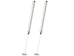 Alternative view of Rosenstein & Söhne Milchaufschäumer Camping:2 Milchaufschäumer-Sticks Mit Edelstahl-Gehäuse, Spiralquirl, Ø 24 Mm