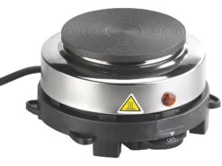 Rosenstein & Söhne Einzelkochplatte:2er-Set Elektrische Mini-Einzel-Kochplatten, Stufenlos, Je 500 Watt -Rosenstein & Söhne Shop nx3195 5 1