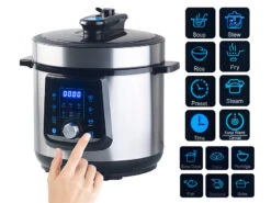 Sichler Programmierbarer 11in1-Schnellkochtopf, 5 L, 1.000 W,Versandrückläufer -Rosenstein & Söhne Shop nx3213 9