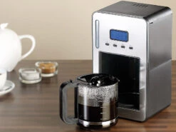 Rosenstein & Söhne Kaffeemaschine Mit Timer:Programmierbare Kaffeemaschine Für Bis Zu 12 Tassen, 1.000 Watt