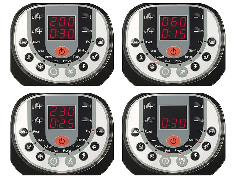Rosenstein & Söhne Backofen:Digitaler Halogen-Konvektionsofen, 6 Programme, 10 L, 1.200 W, 7 Teile 5 Rosenstein & Söhne Backofen:Digitaler Halogen-Konvektionsofen, 6 Programme, 10 L, 1.200 W, 7 Teile – Bild 5